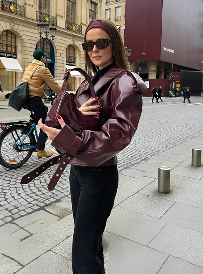 Viola leather jacket