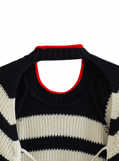 Scarlet knitted sweater