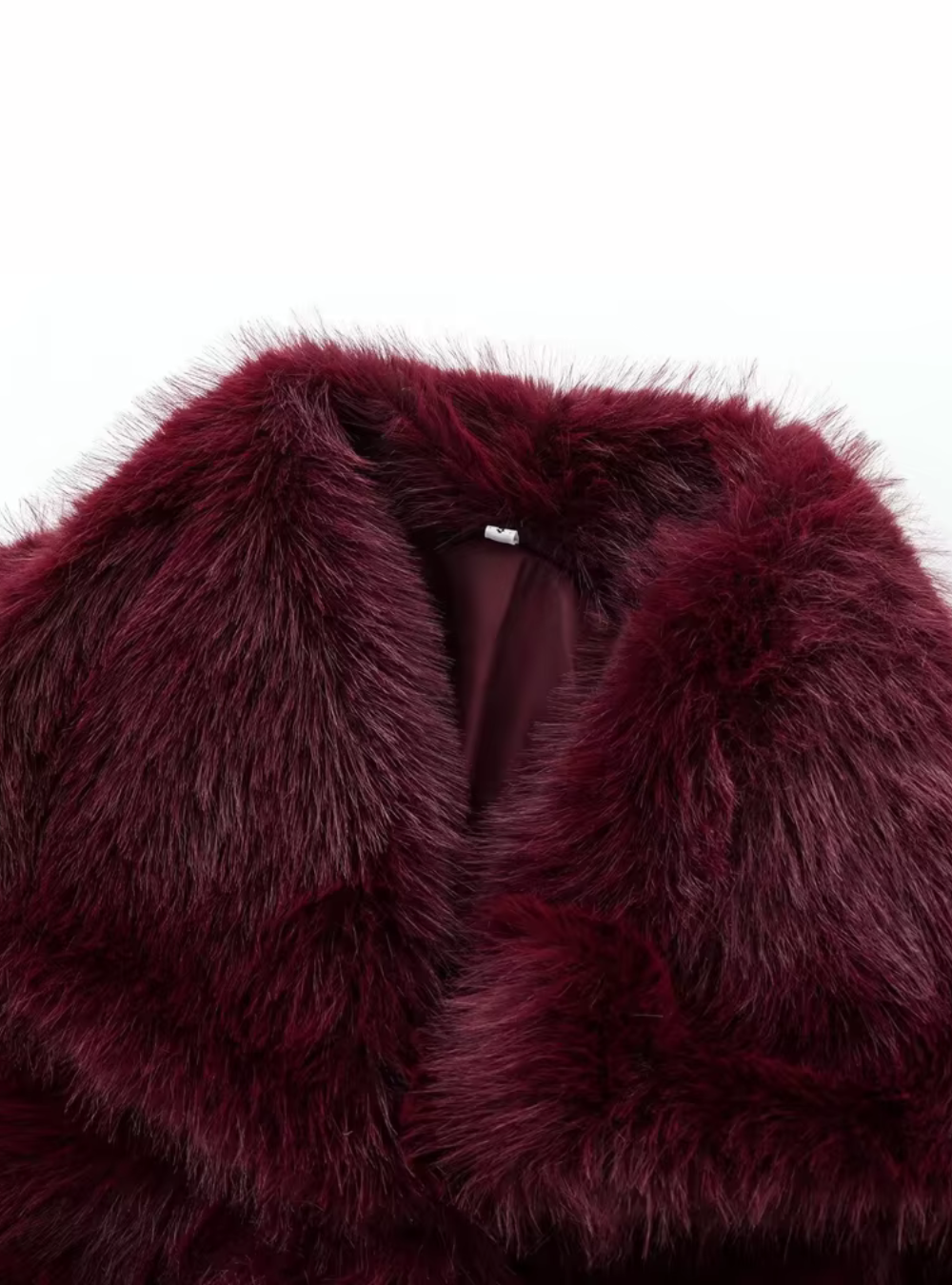 Bordeaux Faux Fur Jacket